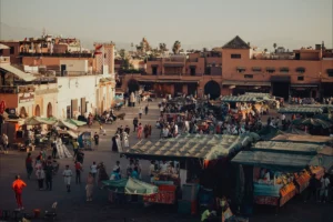 Old market in Marrakech