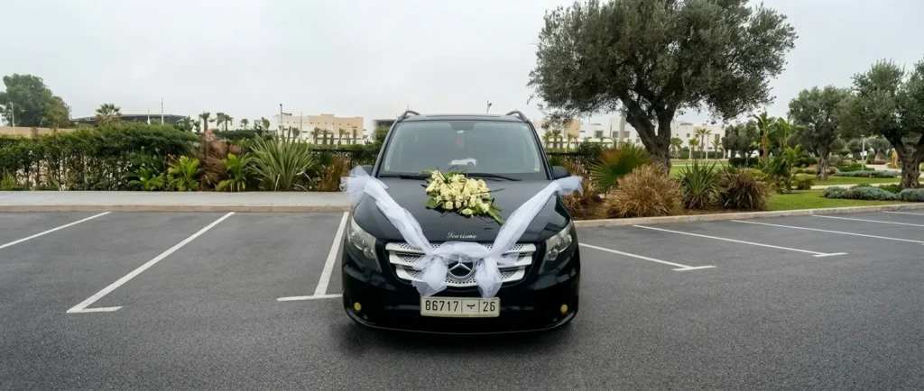 Chauffeur privé pour mariages, séminaires et événements à Marrakech