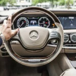 Driving a Mercedes